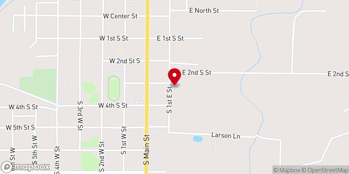 Map showing location of Calvary Chapel Snowflake