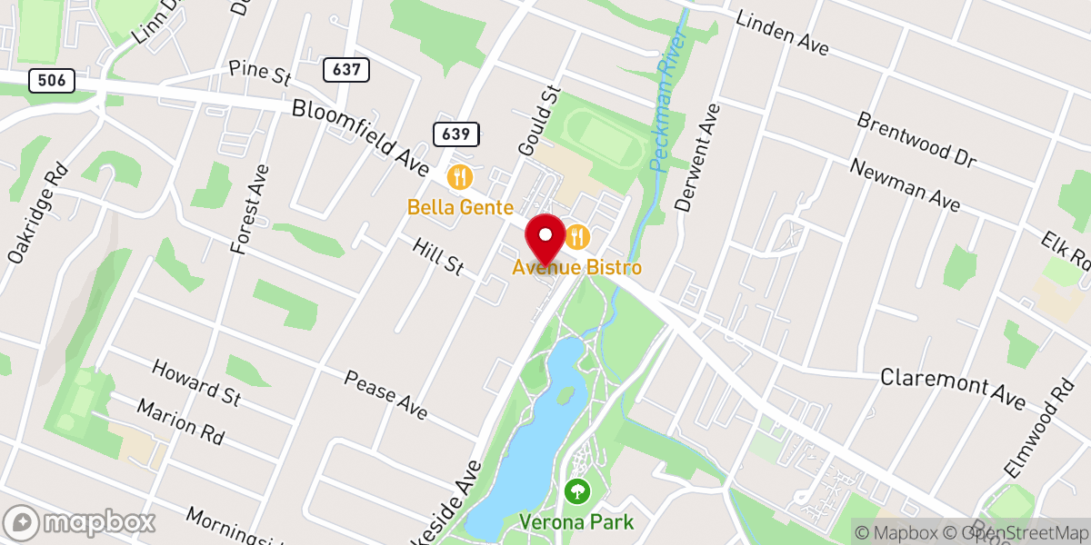 Map showing location of Father Michael Hanley Pastoral Center