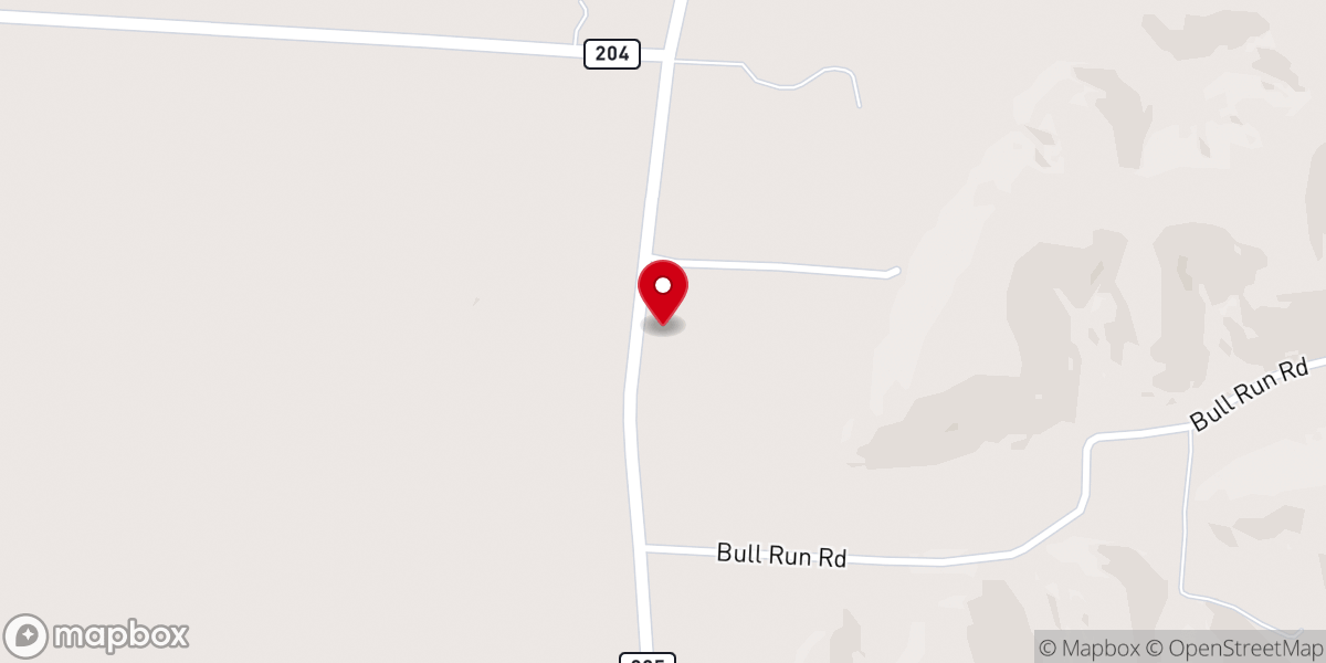Map showing location of Madison Missionary Baptist Church
