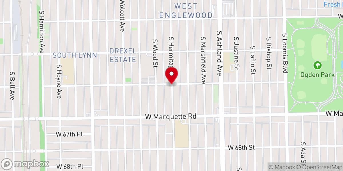 Map showing location of All Things Through Christ Outreach Ministries