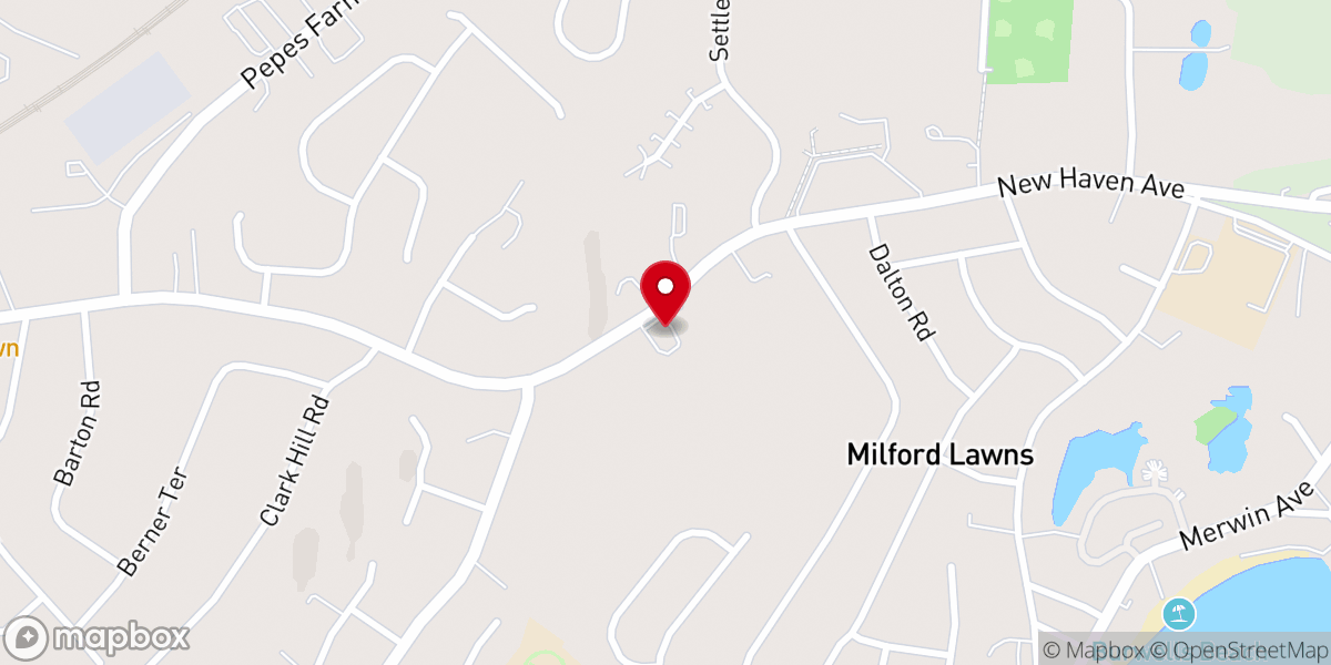 Map showing location of Milford Christian Academy