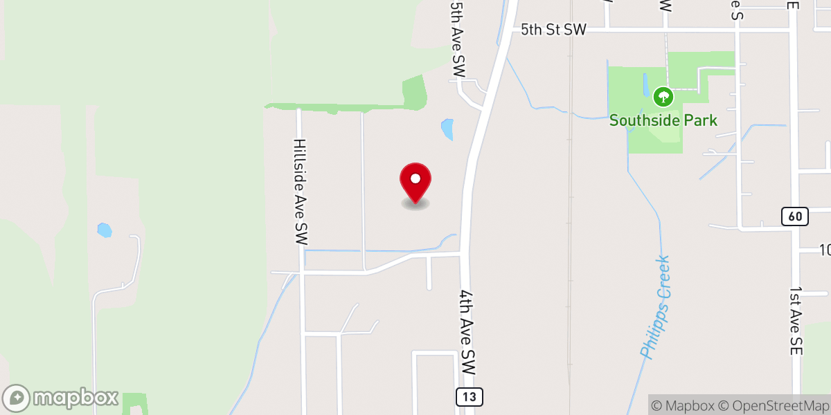 Map showing location of Word of Life Church - New Prague Campus