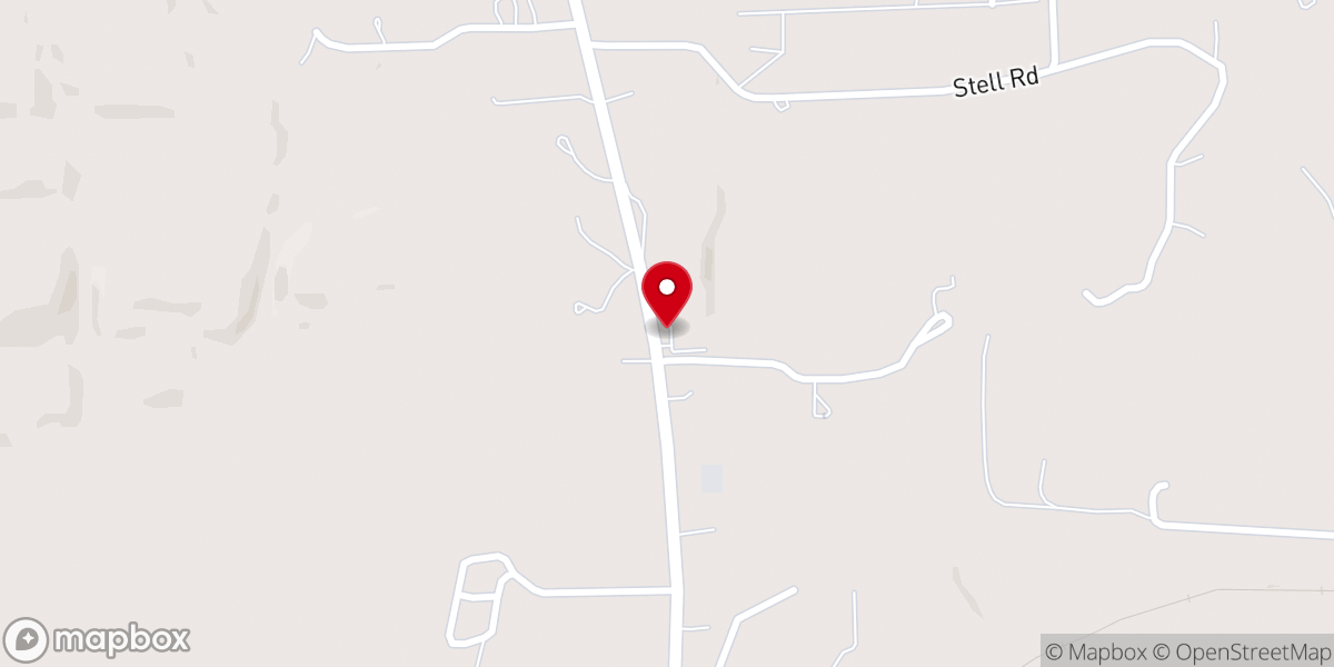 Map showing location of Butterfield Missionary Baptist Church