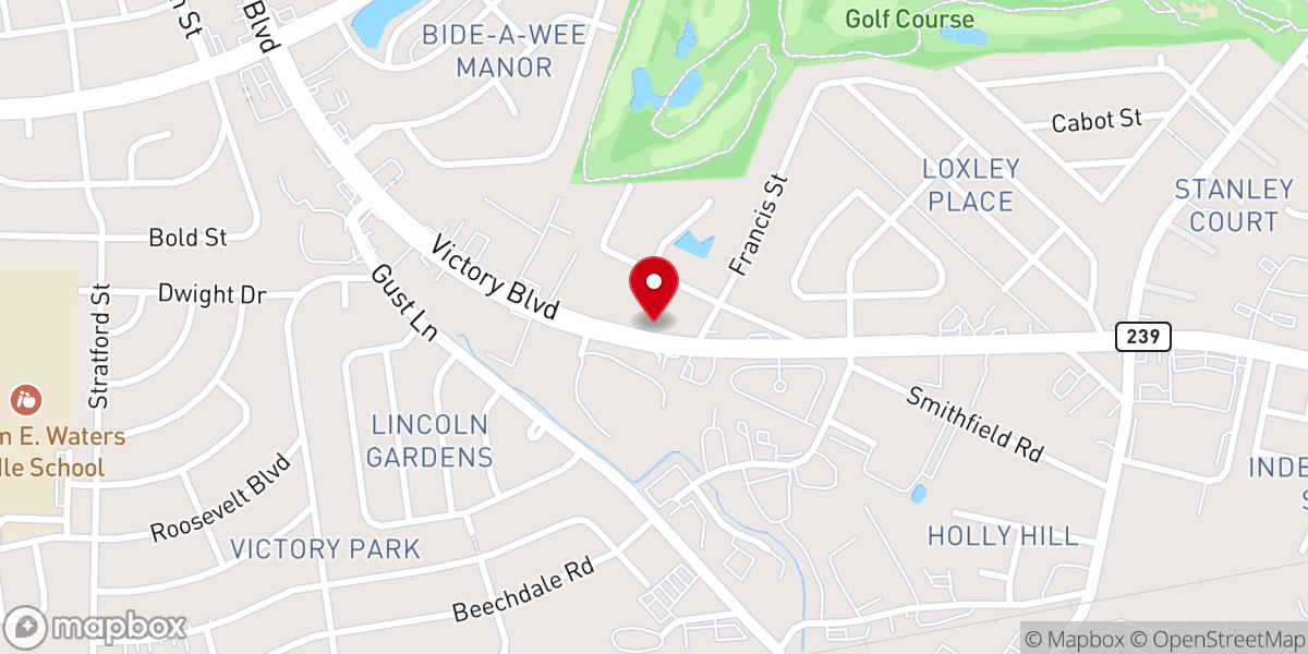 Map showing location of Covenant Church