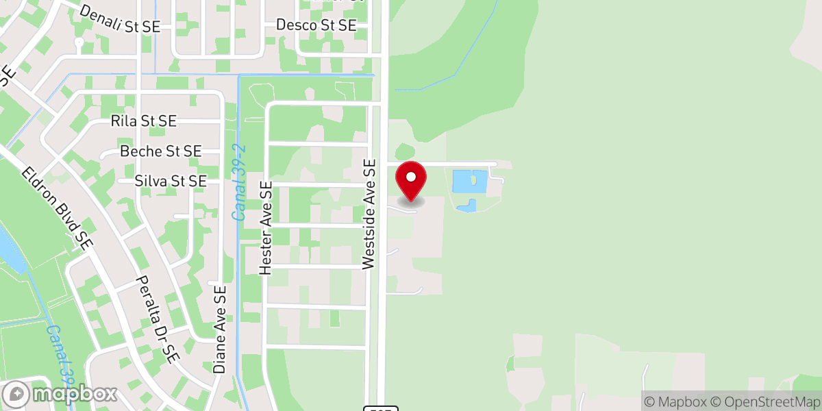 Map showing location of South Brevard Seventh Day Adventist Church
