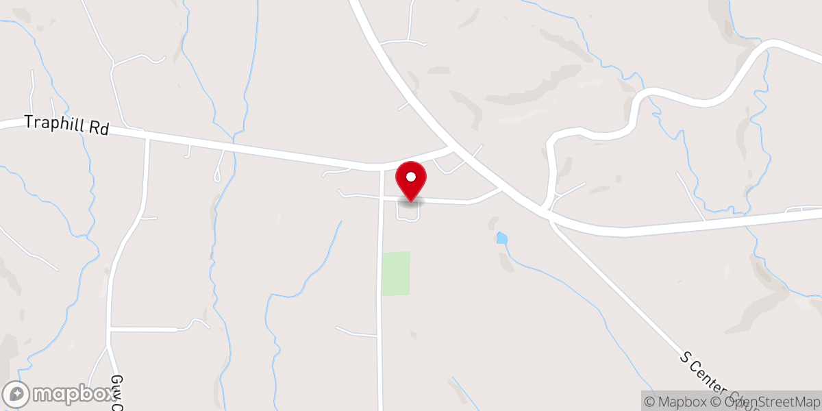 Map showing location of Roaring Gap Baptist Church