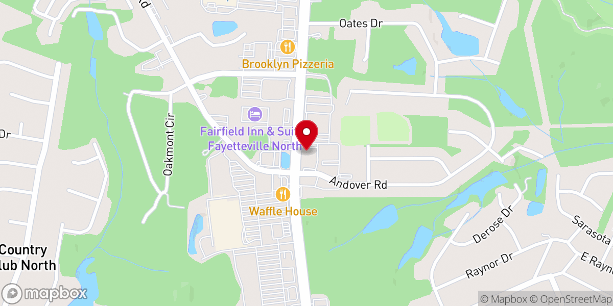 Map showing location of Iglesia Northwood