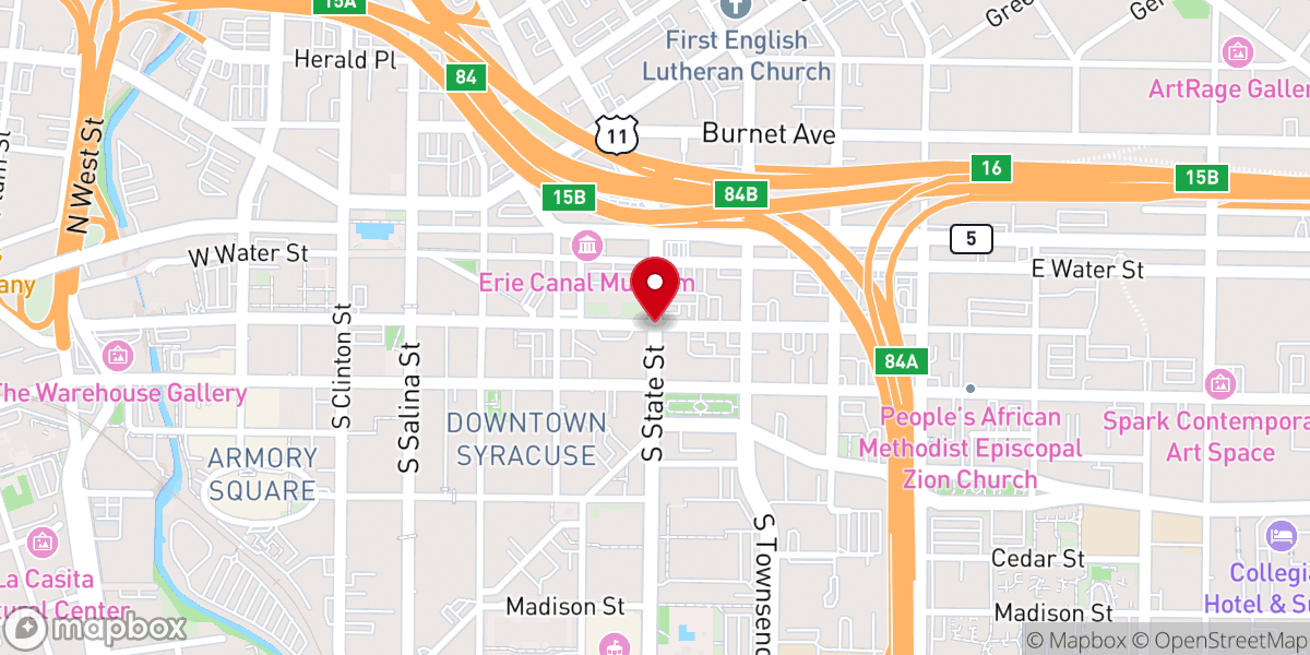Map showing location of Activ8her - Inc