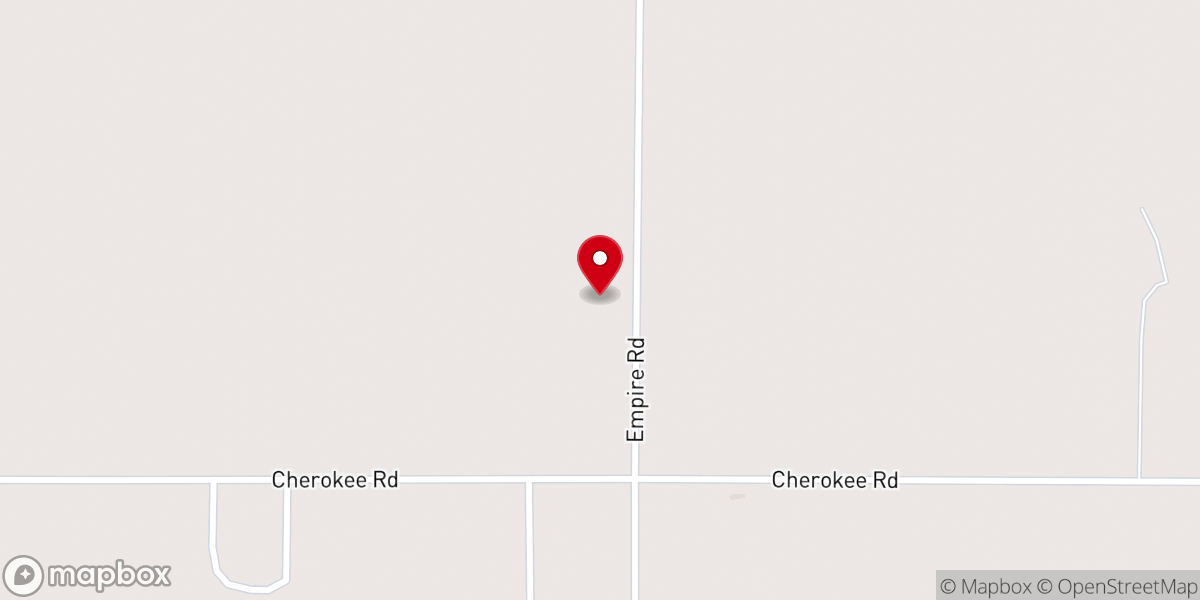 Map showing location of Fair Baptist Church
