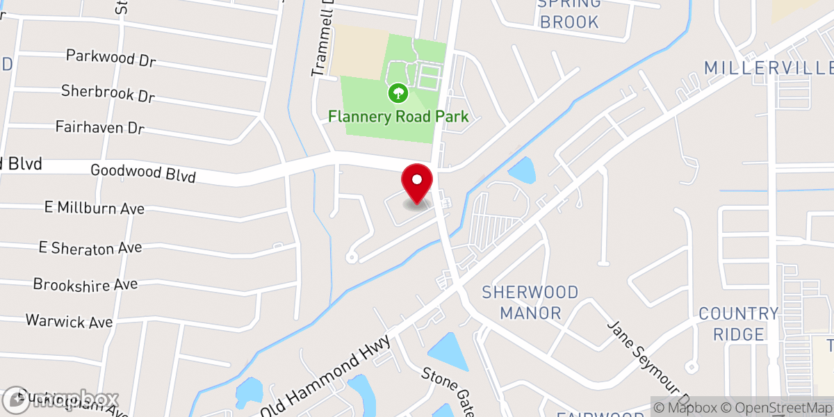 Map showing location of Living Hope Fellowship