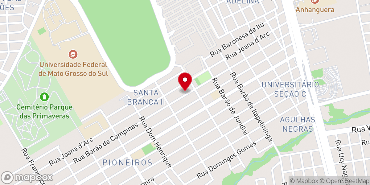 Map showing location of Igreja Evangélica pentecostal Uniao De Cristo