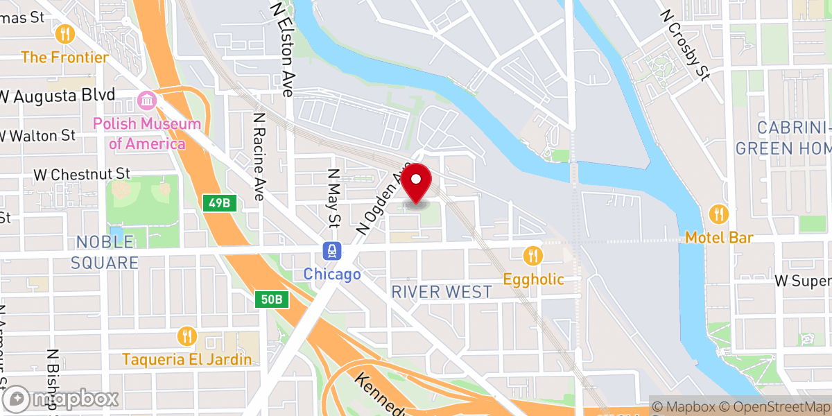 Map showing location of Canons Regular of St. John Cantius