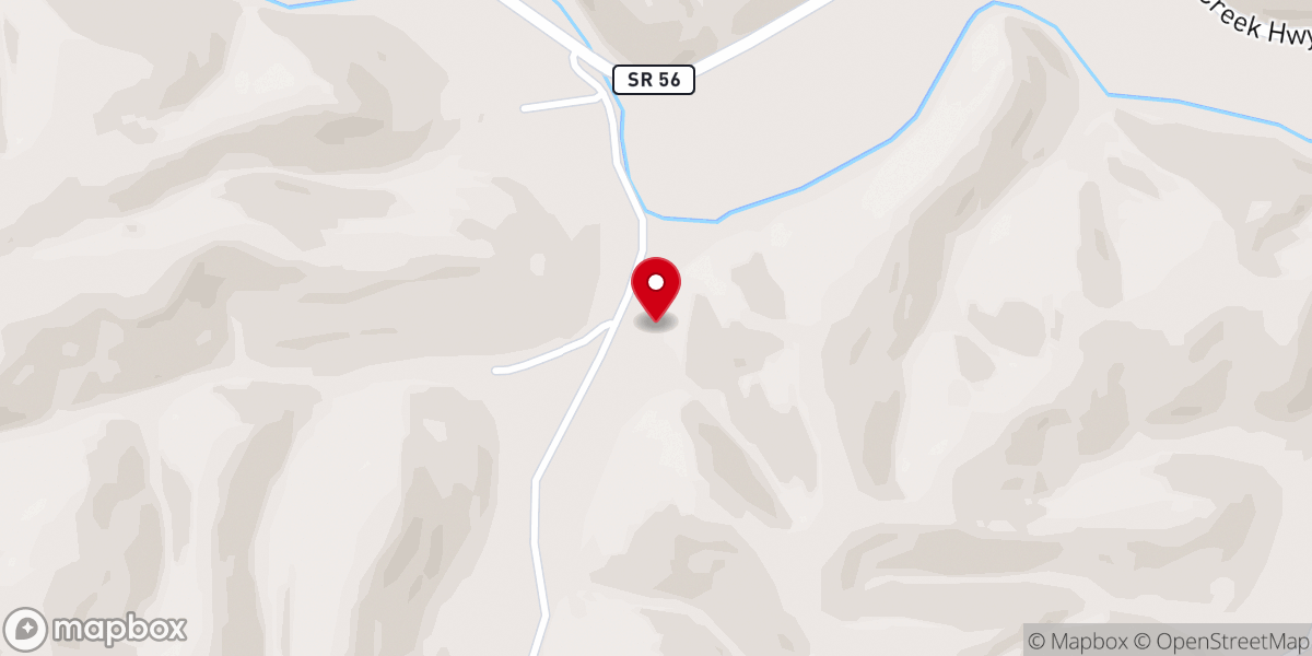 Map showing location of Beech Grove Church
