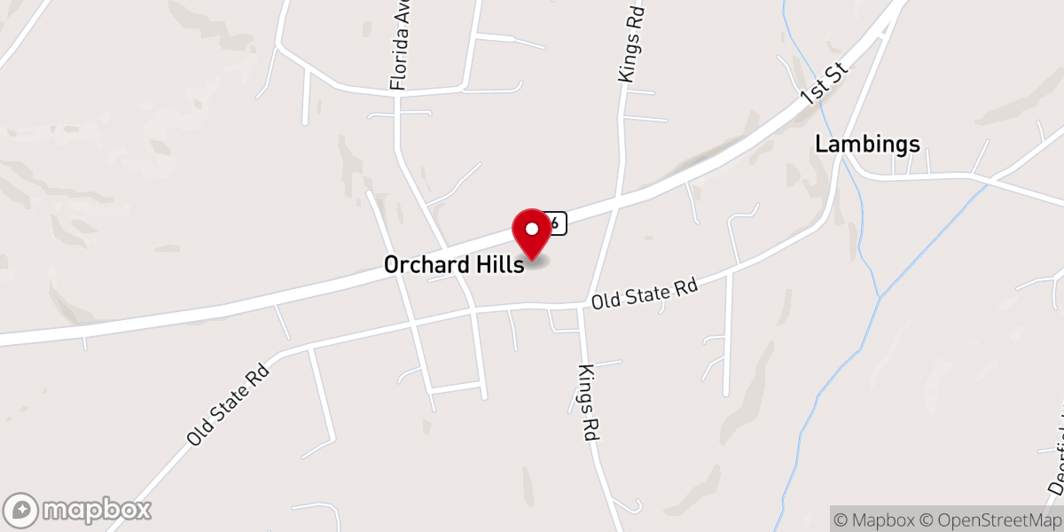 Map showing location of Apollo Free Methodist Church