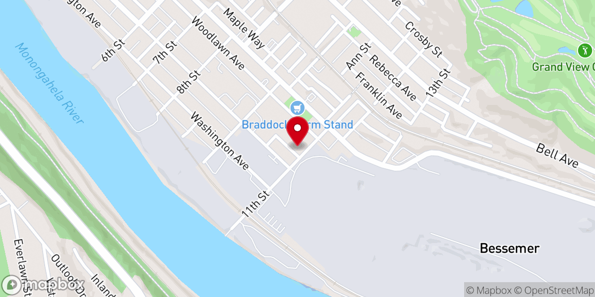 Map showing location of Sanctified Ministries Of Braddock