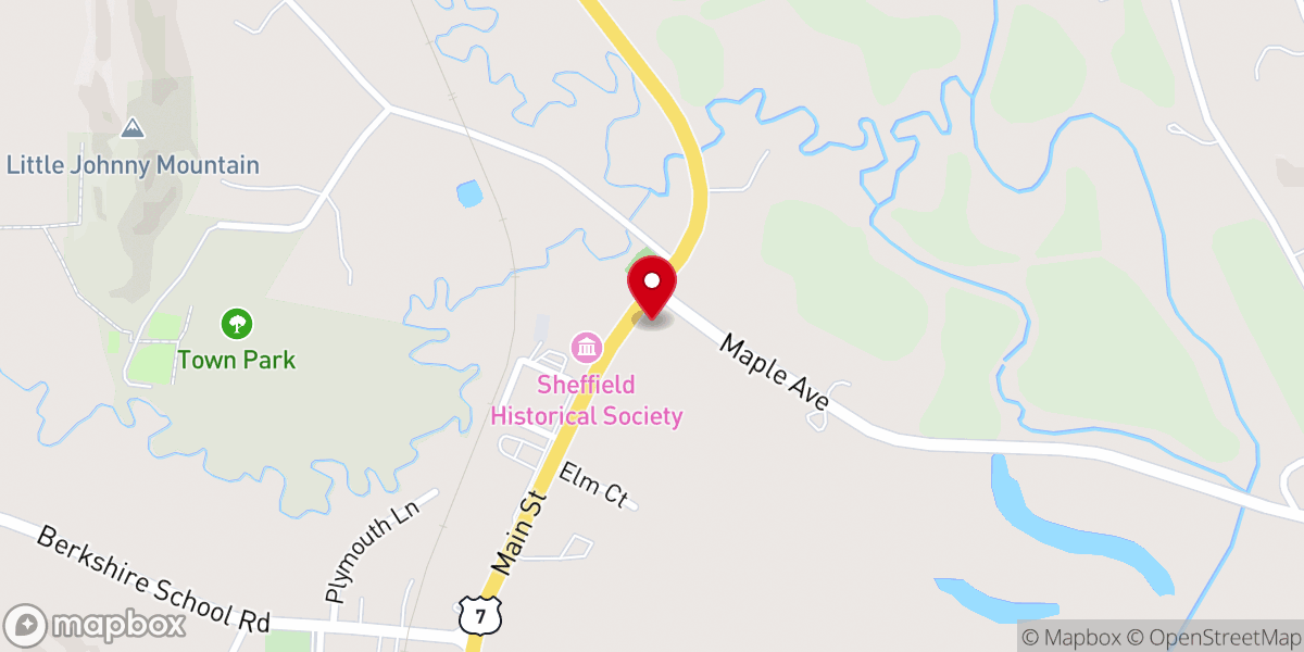 Map showing location of Christ Trinity Lutheran/Episcopal Church