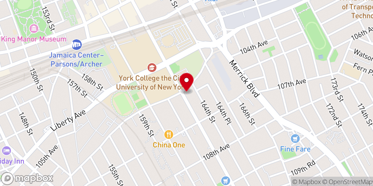 Map showing location of Godian Fellowship Food Center - Food Distribution Center