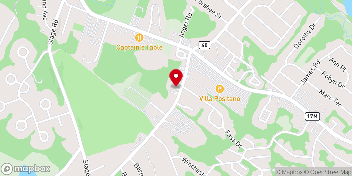 Map showing location of Orange County Chinese Christian Church