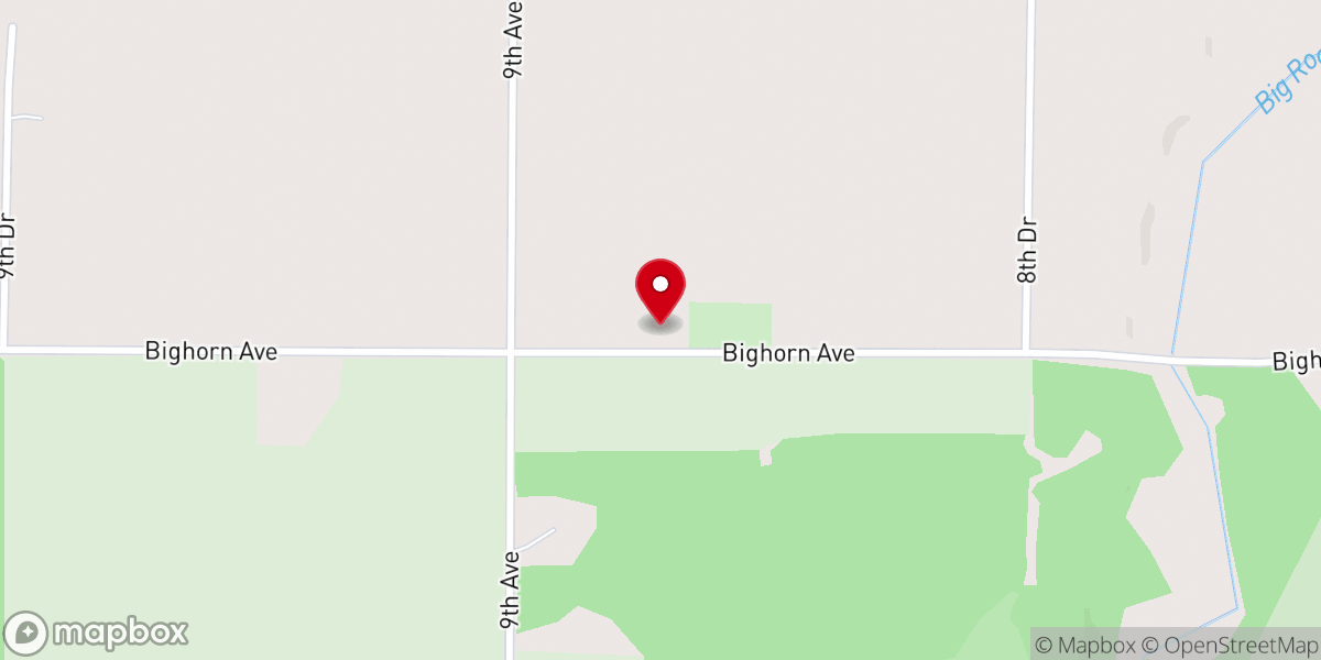 Map showing location of Zion Lutheran Church