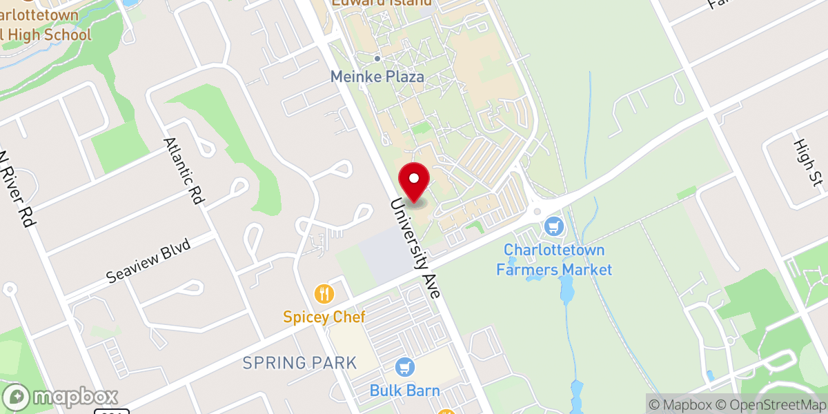 Map showing location of Harvest International Church Canada