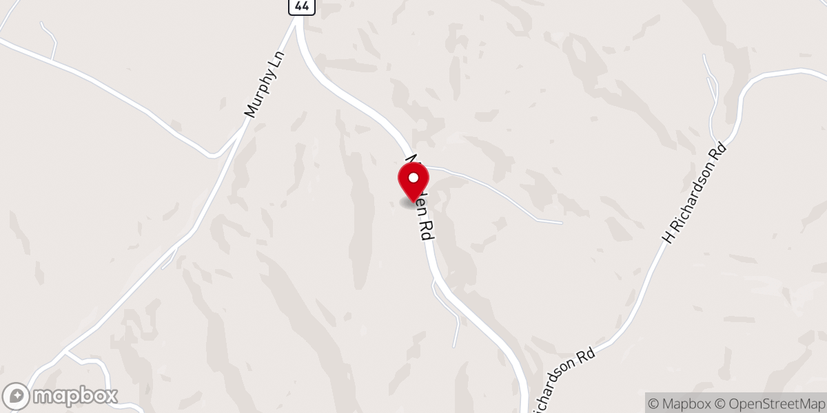 Map showing location of Old Country Church