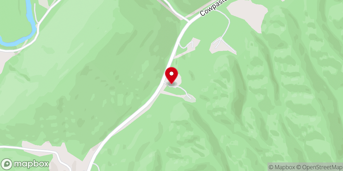Map showing location of Horeb Baptist Church