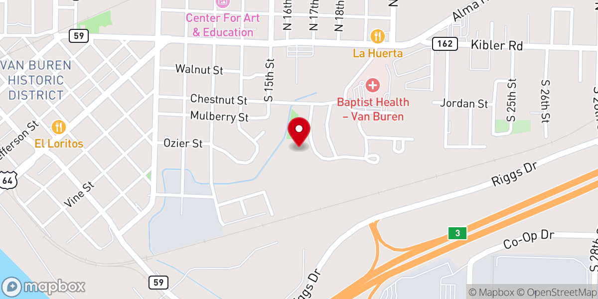 Map showing location of Gods Lighthouse Pentecostal Holiness Church
