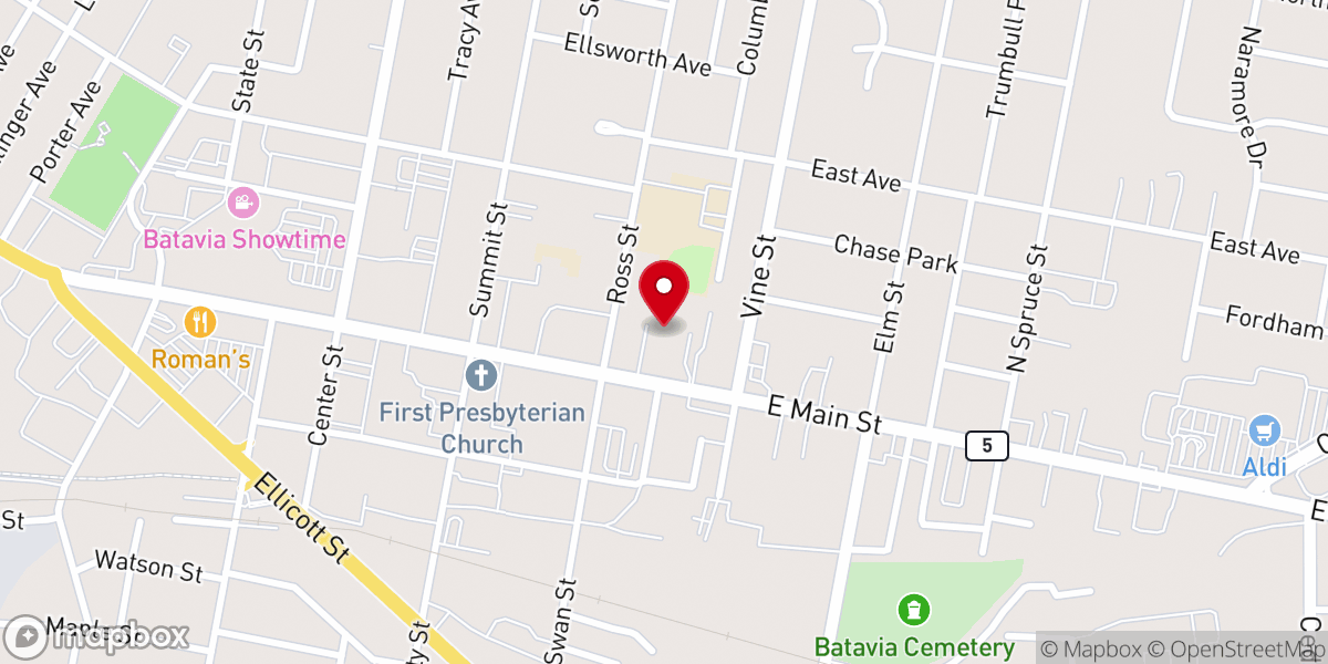 Map showing location of Saint Michael's Episcopal Church