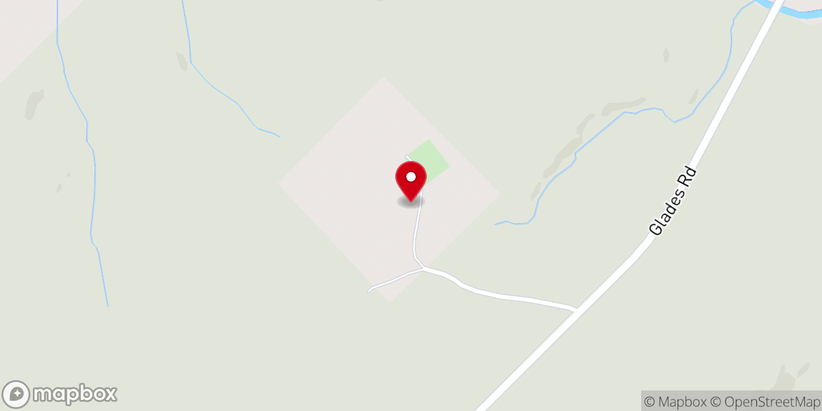 Map showing location of Mt Gilead Baptist Church