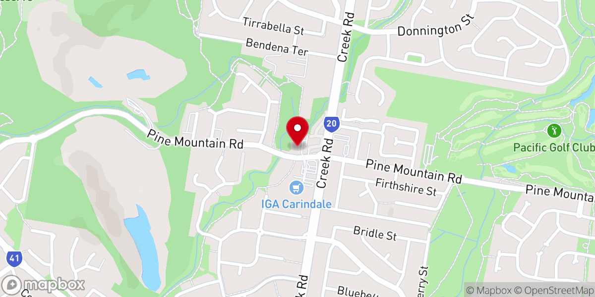Map showing location of Living Faith Uniting Church