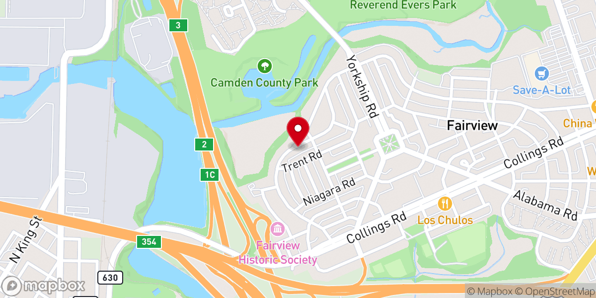 Map showing location of Dominion Church