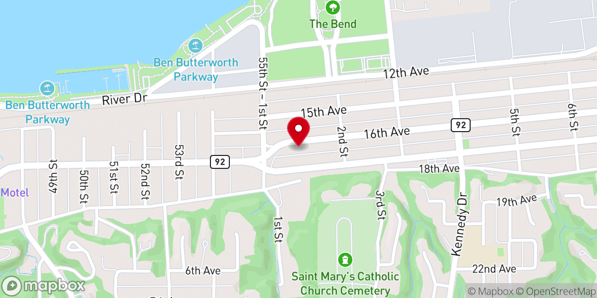 Map showing location of Light Mission Pentecostal Church