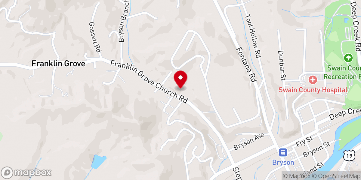 Map showing location of Morning Star Church