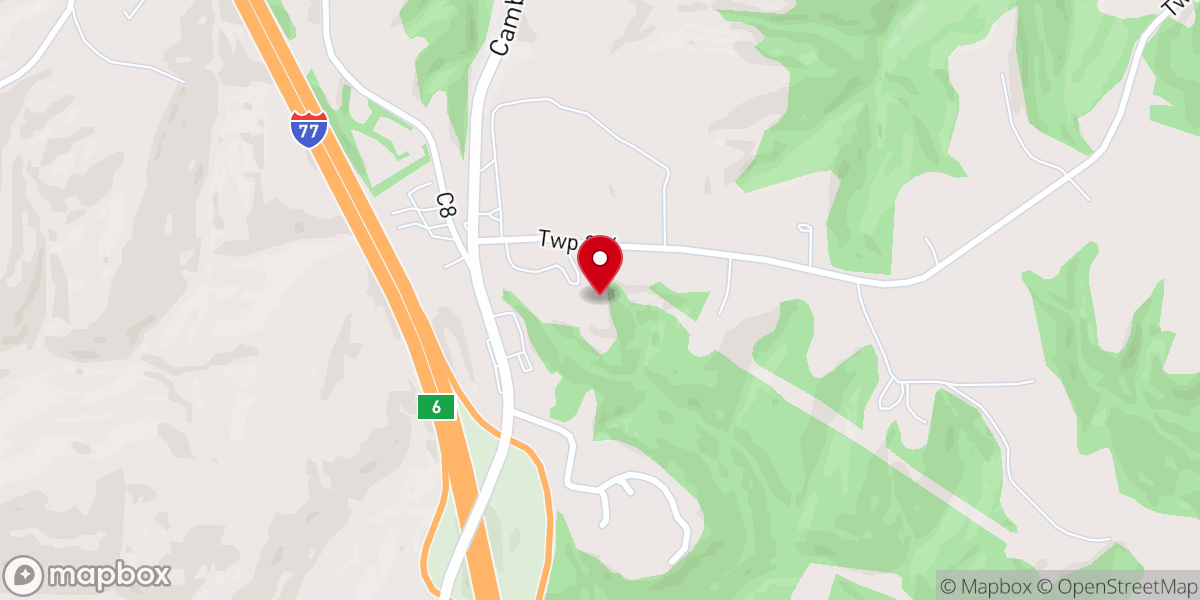 Map showing location of Twin Rivers Baptist Church
