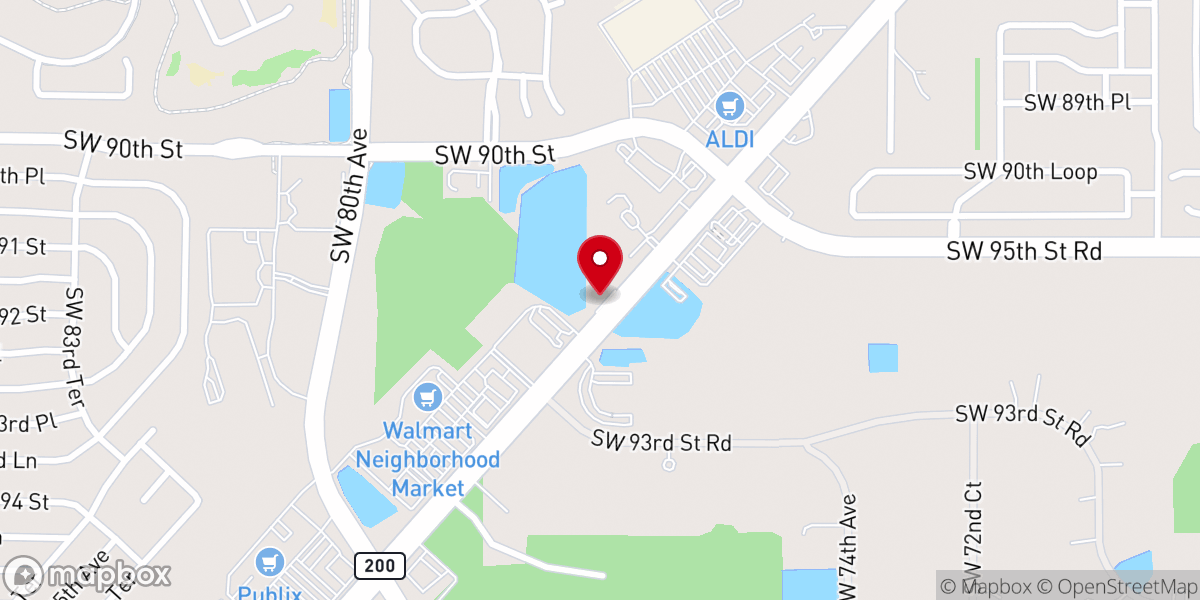 Map showing location of Elohim Zion Christian Center