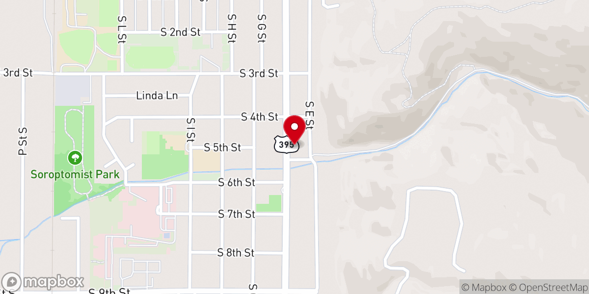 Map showing location of Church info