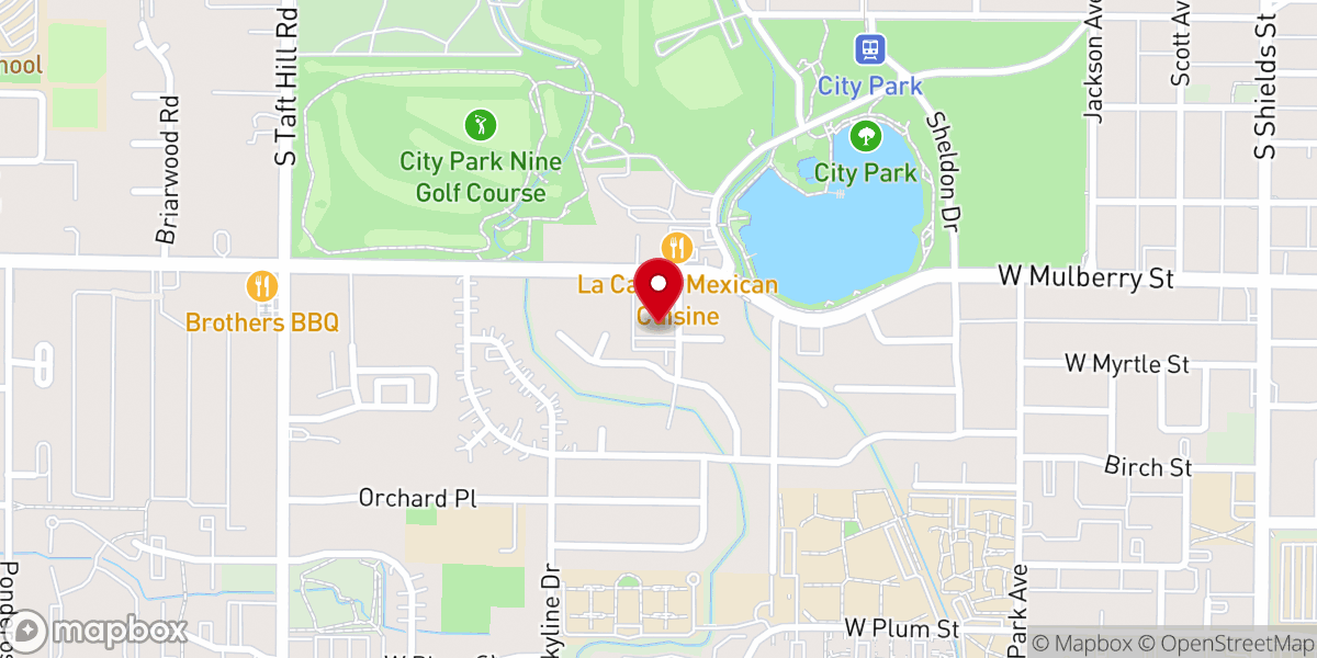 Map showing location of Wings Ministries