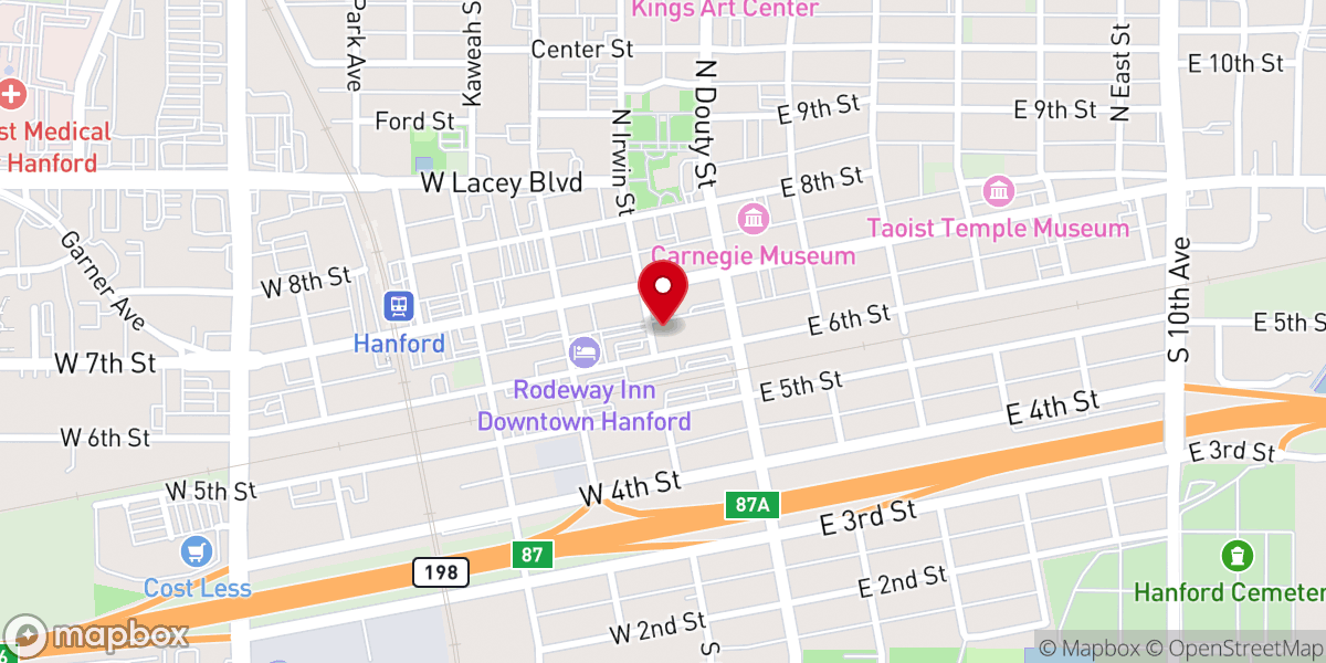 Map showing location of Rising Son Christian Fellowship