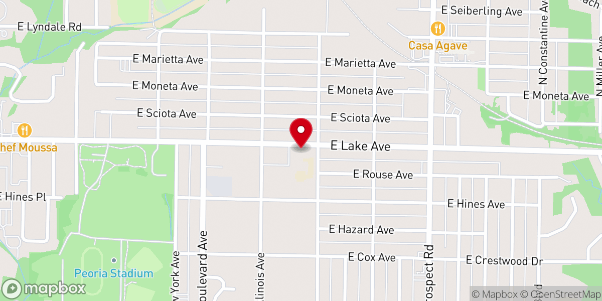 Map showing location of Saint Thomas the Apostle Catholic Church