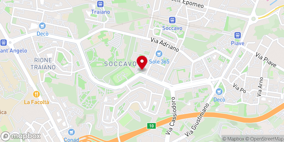 Map showing location of Chiesa Evangelica Cristiana