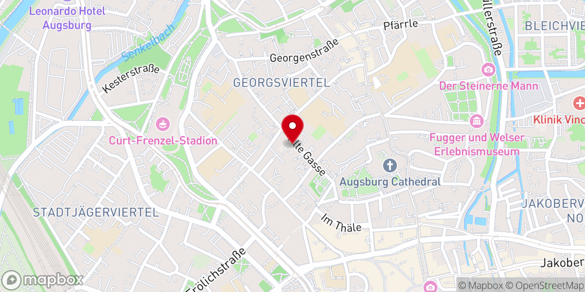Map showing location of Adventgemeinde
