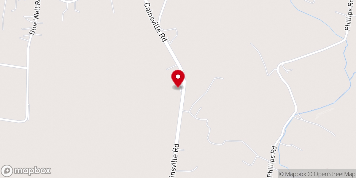Map showing location of Norene Community Center