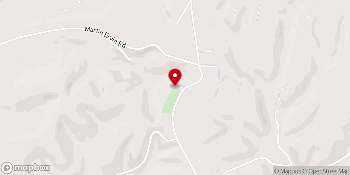 Map showing location of Goshen United Methodist Church