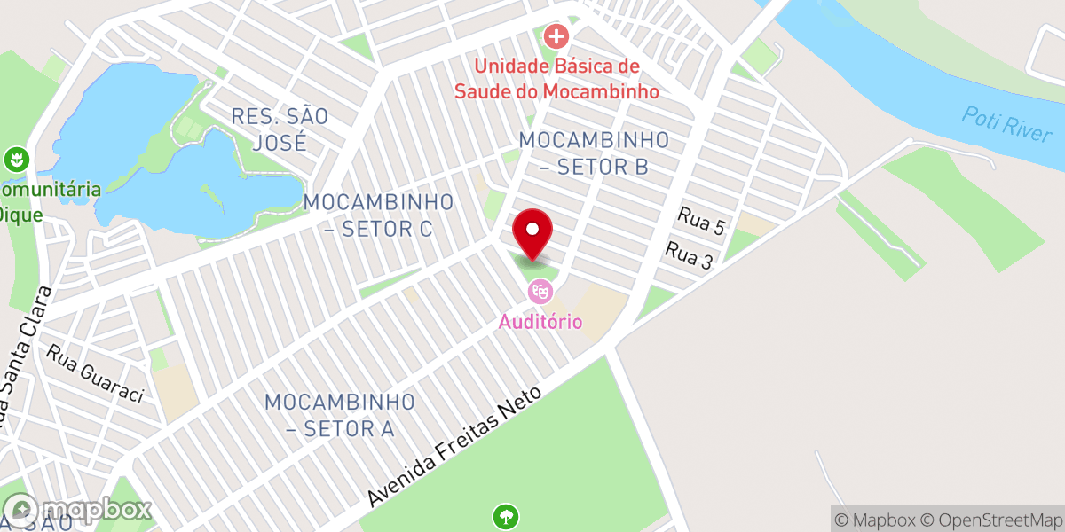Map showing location of Paróquia Santa Joana d'Arc