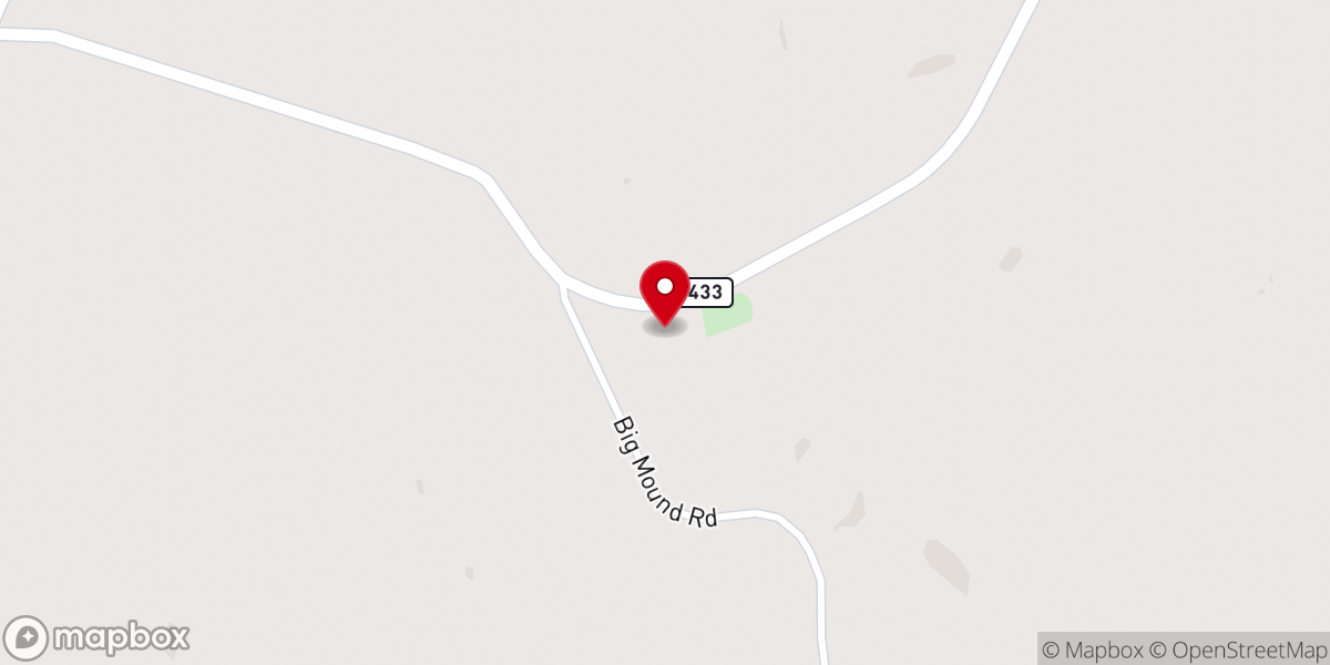 Map showing location of Ogden Church