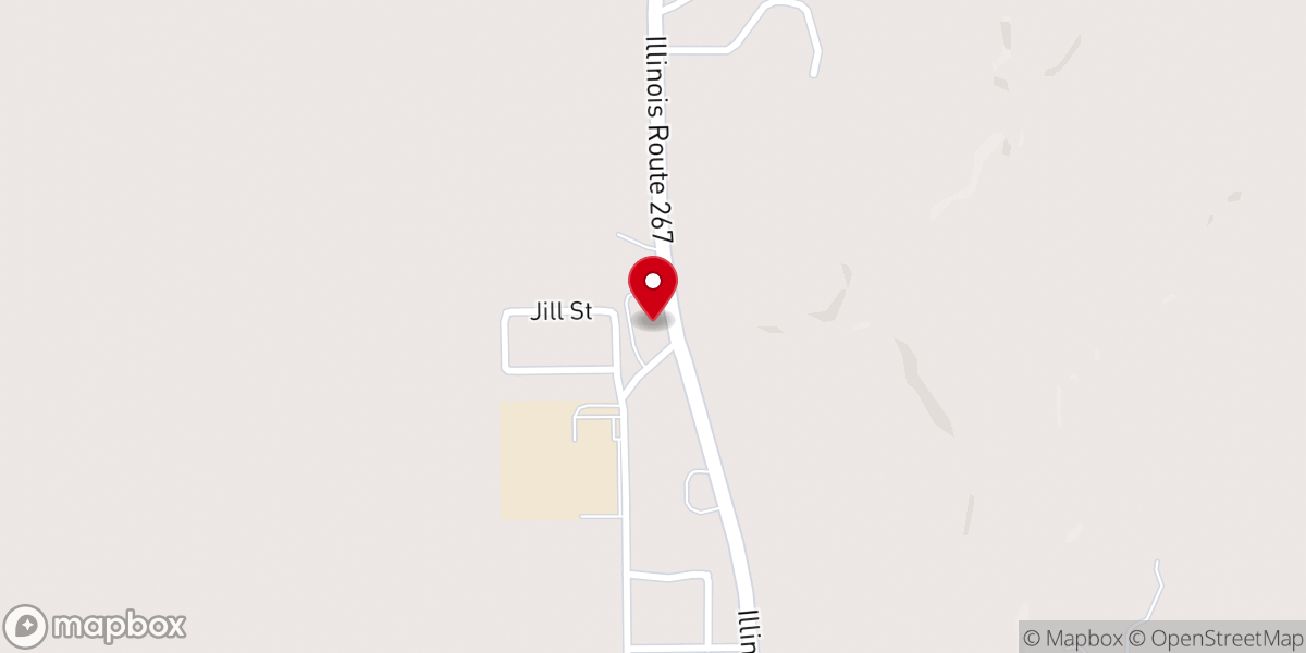 Map showing location of Charity Southern Baptist Church