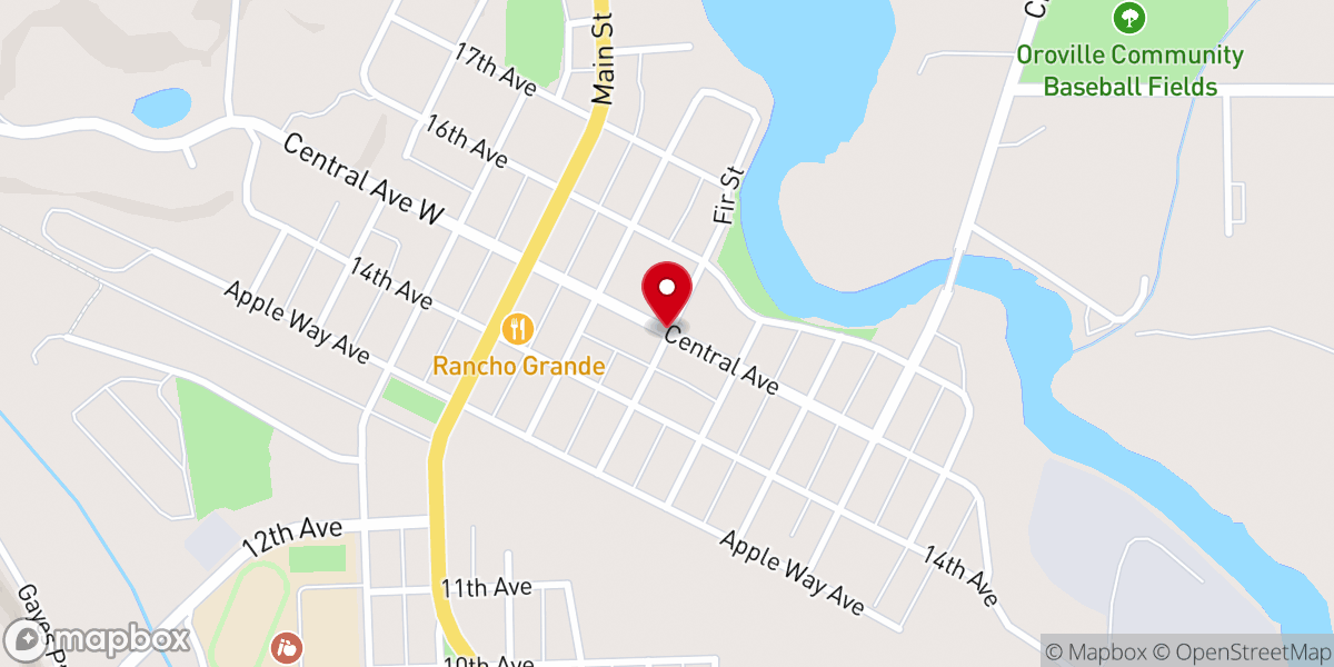 Map showing location of Trinity Episcopal Church
