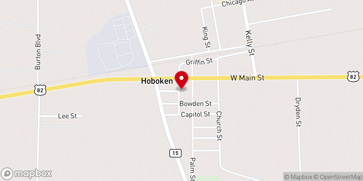 Map showing location of Grace Community Church of God