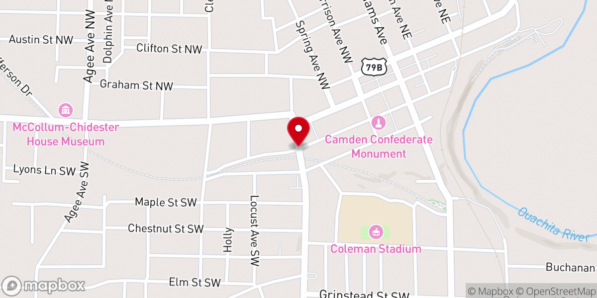 Map showing location of Prosperity Hands Ministry