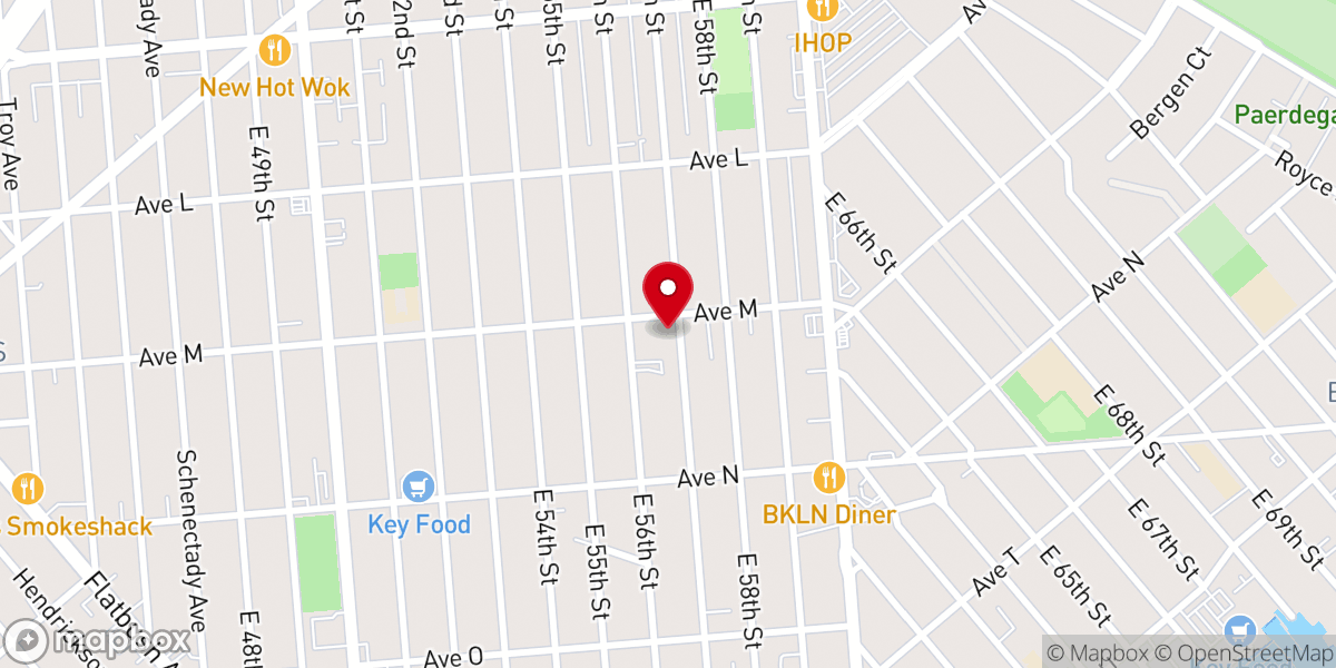 Map showing location of Mary Queen of Heaven